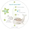 Marketing image for a Cloud b Tranquil Whale night light, showing features and accessories. Anteprima dell’immagine prodotto