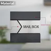MONZANA® XXL Briefkasten Postkasten mit Zeitungsfach Produktbild-Vorschau 9
