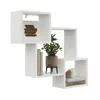 Scaffale da parete bianco 78x71 cm – Scaffale sospeso Anteprima dell’immagine prodotto 1