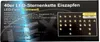 The image shows the packaging of a string of LED star lights. Produktbild-Vorschau