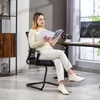 HOMCOM Bürostuhl Freischwinger Besucherstuhl mit Armlehne, Produktbild-Vorschau 2