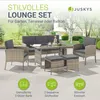 Juskys Polyrattan Gartenmöbel Sitzgruppe Turin Set 6 teilig Produktbild-Vorschau 2