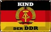vianmo Blechschild 12x18 cm Kind der DDR Deutschland Produktbild-Vorschau 1