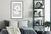 MuchoWow® Gerahmtes Poster Vögel - Schwarz - Weiß 60x90 cm Produktbild-Vorschau 2