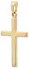 Gold Anhänger Kreuz mit Goldkette massiv 585 - 14 Karat Produktbild-Vorschau 6