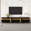 Merax Lowboard TV-Schrank in Marmor-Optik, Modernes Produktbild-Vorschau 3