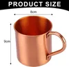 Tasse aus reinem Kupfer – Hochwertiger Trinkbecher aus Produktbild-Vorschau 4