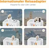 TESSAN Reiseadapter Weltweit, Universal Reisestecker mit 1 Produktbild-Vorschau 2
