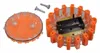 A disassembled emergency LED light with its components laid out on a white background. Anteprima dell’immagine prodotto