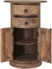 MASSIVMOEBEL24 | Petite commode 40x40 Palissandre huilé Voir les images du produit 2