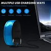Led Armband Aufladbar, 2 STK Leuchtarmband USB Produktbild-Vorschau 4