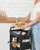 SONGMICS vozík, kuchyňský vozík, 3 kovové mřížkované Náhled obrázku produktu 4