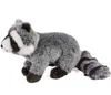 A plush toy raccoon is shown from the side against a white background. Produktbild-Vorschau
