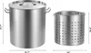 SucceBuy pentola per zuppa in acciaio inox, capacità 64 Anteprima dell’immagine prodotto 8