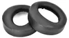 Two black ear pads for headphones are shown against a white background. Produktbild-Vorschau