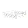 ABJ Séchoir à linge mural pliable blanc 100 cm Voir les images du produit 2
