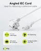 goobay Netzkabel Kaltgerätekabel abgewinkelt weiß 3 m Anteprima dell’immagine prodotto 4