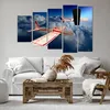 Bild auf Leinwand - Leinwandbild - Segelflugzeuge fliegen Produktbild-Vorschau 6