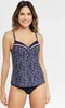 LASCANA Bügel-Tankini-Top Minimal marine-bedruckt Größe 40 Produktbild-Vorschau 3