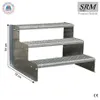 3 Stufen Standtreppe Modell 2 verzinkt, Breite 60 cm, Höhe Produktbild-Vorschau 1