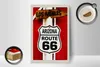 Holzschild Reise 12x18cm USA Los Angeles Arizona Route 66 Produktbild-Vorschau 3