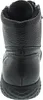 A back view of a black leather boot. Anteprima dell’immagine prodotto