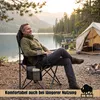 BigDean 2x Luxus Campingstuhl Faltbar 160 kg Hochlehner Produktbild-Vorschau 2