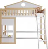 Sweiko Lit superposé, Lit de maison, avec escalier, avec Voir les images du produit 16