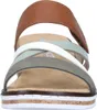 Rieker Damen Pantolette grün kombi, Damen:40 EU Produktbild-Vorschau 99