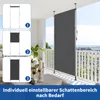 LEADZM Tenda da sole verticale a molla, 120x270x(210-310) Anteprima dell’immagine prodotto 6