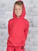 KMISSO Mädchen Kapuzen Pullover Rot 146 Produktbild-Vorschau 5