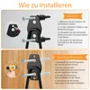 12er Set Wandhaken für Garage, Schwerlast Doppelhaken, Produktbild-Vorschau 8