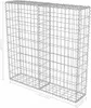 A wireframe 3D rendering of a gabion wall with dimensions indicated. Náhľad obrázku produktu