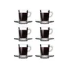 12tlg. Set Espressotassen mit Unterteller Carre Produktbild-Vorschau 5