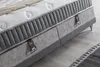 TORINO Polsterbett  90x200  - Farbe: Grau - Set:  Produktbild-Vorschau 7