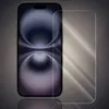 A screen protector is shown next to a smartphone. Produktbild-Vorschau