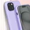Avizar, Hülle iPhone 15 Soft-Touch mit Trageband, Violett Produktbild-Vorschau 5