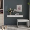 Stěnová police Vicco Sherry Bílá vysoký lesk 100 x 12 cm se Náhled obrázku produktu 1