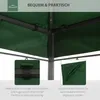Outsunny Ersatzdach für Metall-Gartenpavillon 3x4 Partyzelt Produktbild-Vorschau 5