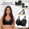 Damen-BH nahtlos Push-Up Formgebend Bequem Weich Schwarz XL Produktbild-Vorschau 3