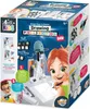 A product box for a drawing projector toy for children, showing illustrations of children using the product and its features. Voir les images du produit