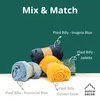 Dutch Decor Wohndecke Flanell-Fleece Billy 150x200 cm Blau Produktbild-Vorschau 6