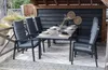 Verstellbarer Gartenstuhl Berlin | Schwarz & Grau | 2er Set Produktbild-Vorschau 3