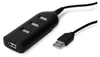 DIGITUS USB 2.0 Hub 4-Port Kabellänge: 300 mm schwarz Produktbild-Vorschau 2