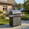 Grill gazowy Ogrodowy żeliwny LEHMANN HOUSTON  6+1 Podgląd zdjęcia produktu 4