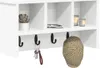 vidaXL Table de chevet murale blanche 50 x 16 x 26 cm en Voir les images du produit 2