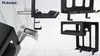 A product image showcasing black metal bike racks with a caliper measuring a dimension. Náhled obrázku produktu
