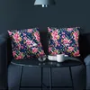 novely 2er-SET DEKOKISSEN D014 Rosen Dunkelblau- Produktbild-Vorschau 3