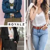 ROYALZ Vintage Ledergürtel Damen für Jeans Anzug Hosen Produktbild-Vorschau 5