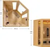 Artsauna Eck-Infrarotkabine Nyborg E150K - Infrarotsauna Produktbild-Vorschau 20